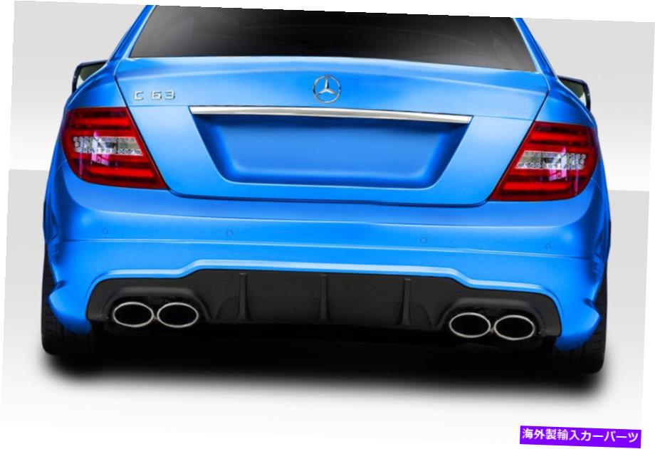 海外製 エアロパーツ 12-14のメルセデスCクラス / C63 W204 C63ルックリアディフューザー114372 FOR 12-14 Mercedes C Class / C63 W204 C63 Look Rear Diffuser 114372【並行輸入品】｜Us Custom Parts Shop USDM