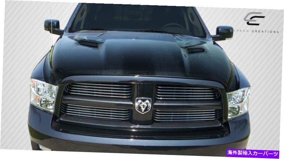 海外製 エアロパーツ 09-18 Dodge Ram 1500カーボンファイバーMP-Rフード107104 FOR 09-18 Dodge Ram 1500 Carbon Fiber MP-R Hood 107104【並行輸入品】
