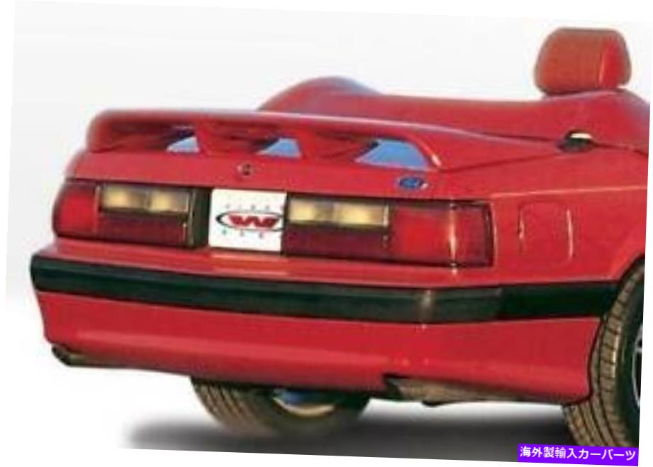 海外製 エアロパーツ 1987年から1993年のコブラスタイルリアリップフォードマスタングLX 2DR 890104 COBRA STYLE REAR LIP FOR 1987-1993 Ford Mustang LX 2dr 890104【並行輸入品】
