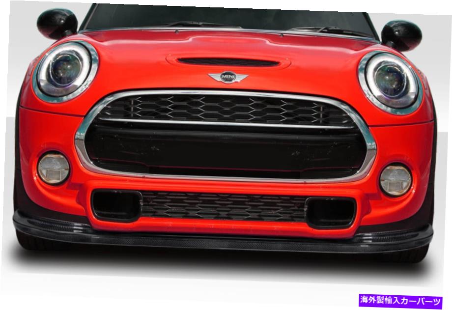 海外製 エアロパーツ 14-20のミニクーパーS F55 F56 F57カーボンファイバーJスペックフロントリップ115809 FOR 14-20 Mini Cooper S F55 F56 F57 Carbon Fiber J Spec Front Lip 115809【並行輸入品】