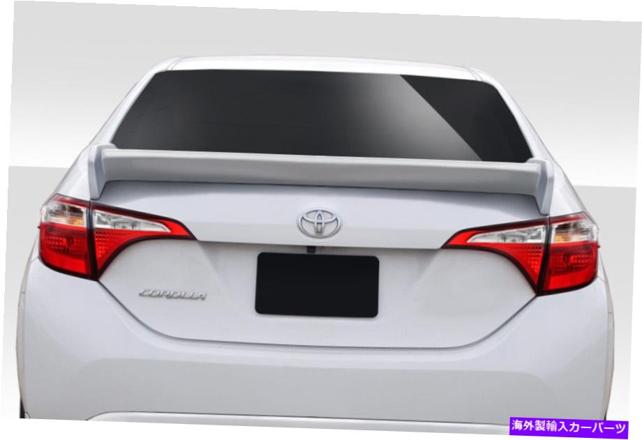 海外製 エアロパーツ 14-16トヨタカローラゼータリアウィングスポイラー115050の場合 FOR 14-16 Toyota Corolla Zeta Rear Wing Spoiler 115050【並行輸入品】