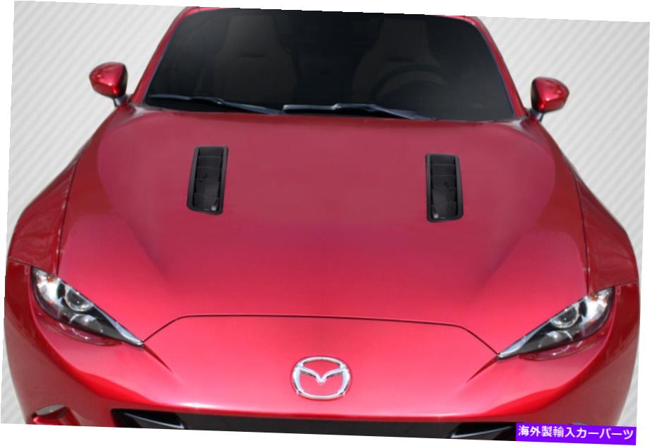 海外製 エアロパーツ ユニバーサルカーボンファイバーレースフードルーバーベント2PC 116152 Universal Carbon Fiber Race Hood Louver Vents 2PC 116152【並行輸入品】｜Us Custom Parts Shop USDM