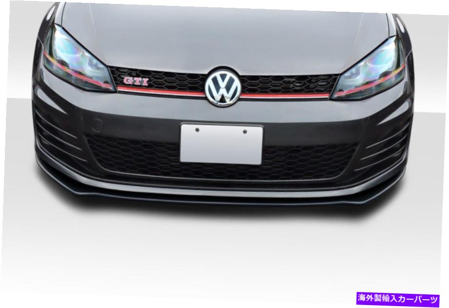海外製 エアロパーツ 15-17のフォルクスワーゲンゴルフGTIマックスフロントリップ115909 FOR 15-17 Volkswagen Golf GTI Max Front Lip 115909【並行輸入品】
