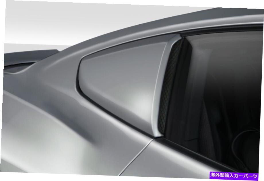 海外製 エアロパーツ 05-14フォードマスタングクーペMPXリアウィンドウスクープ2 PC 115828 FOR 05-14 Ford Mustang Coupe MPX Rear Window Scoops 2 PC 115828【並行輸入品】 222,530円