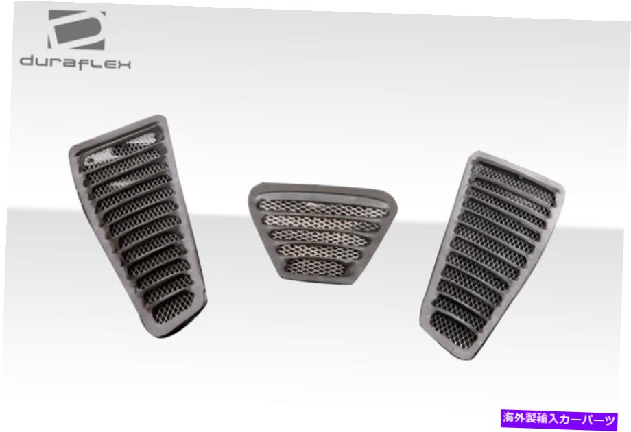 海外製 エアロパーツ Universal TrackStar 3 Hood Vents 3PC 114608 Universal Trackstar 3 Hood Vents 3PC 114608【並行輸入品】｜Us Custom Parts Shop USDM