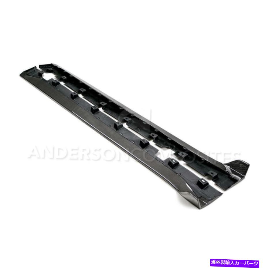 海外製 エアロパーツ 15-19フォードシェルビーGT350 AC-SS15MU350のカーボンファイバーロッカー Carbon Fiber Rockers FOR 15-19 FORD SHELBY GT350 AC-SS15MU350【並行輸入品】