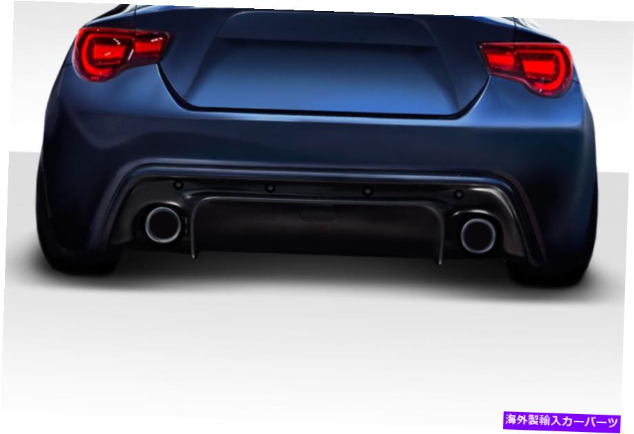 海外製 エアロパーツ 13-15 SCION FR-S SUBARU BRZ GT500 V2リアディフューザー112643 FOR 13-15 Scion FR-S SUBARU BRZ GT500 V2 Rear Diffuser 112643【並行輸入品】｜Us Custom Parts Shop USDM
