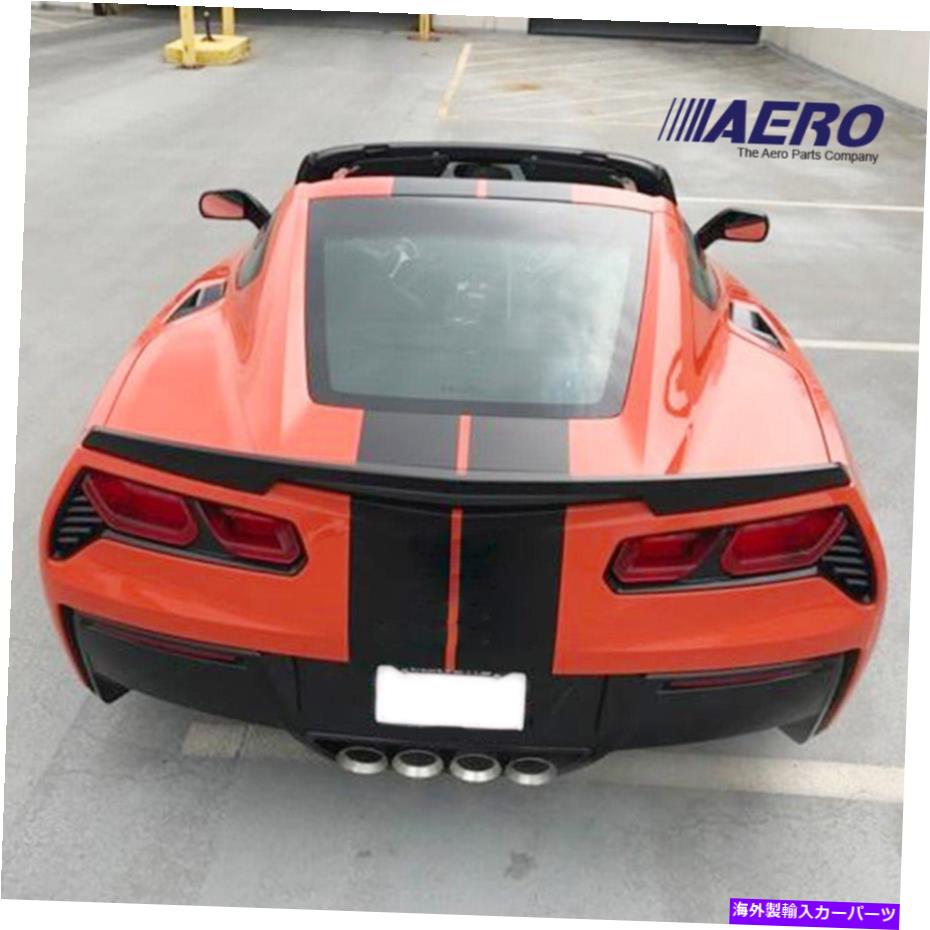海外製 エアロパーツ Z51スタイルカーボンファイバートランクリップスポイラーウィング14-19コルベットC7 -AERO- Z51 Style Carbon Fiber Trunk Lip Spoiler Wing for 14-19 Corvette C7 - AERO -【並行輸入品】