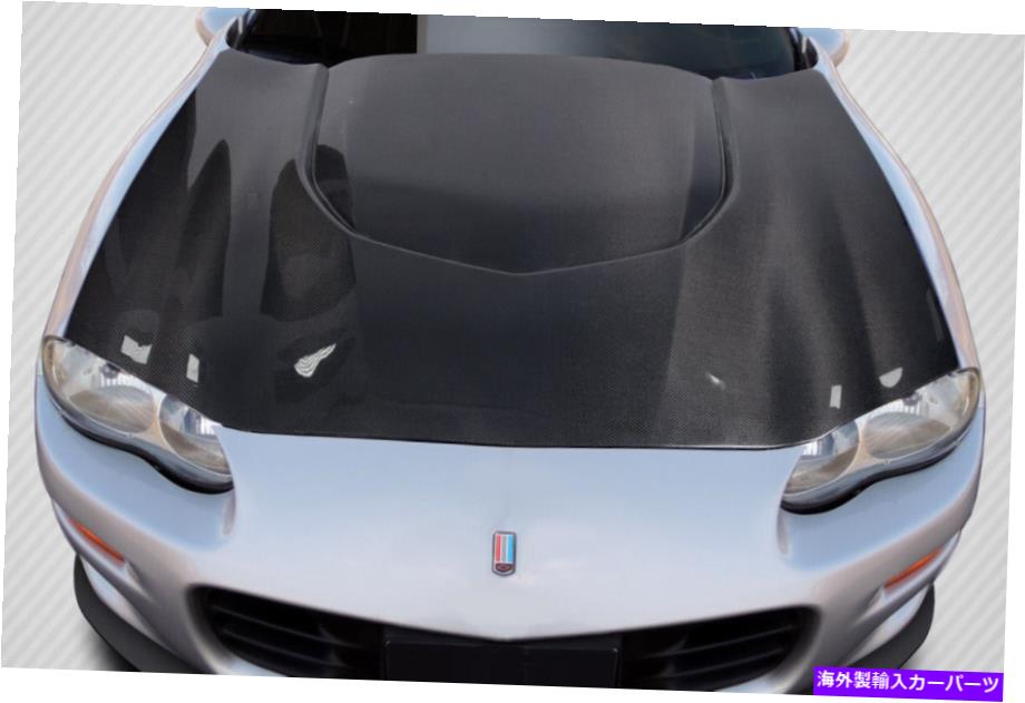 海外製 エアロパーツ 98-02シボレーカマロカーボンファイバーZL1バージョン2フード115235 FOR 98-02 Chevrolet Camaro Carbon Fiber ZL1 Version 2 Hood 115235【並行輸入品】|Us Custom Parts Shop USDM