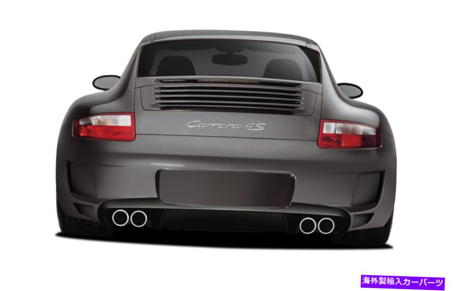 海外製 エアロパーツ 05-08のポルシェ997カレラAF-1リアバンパーフィットC4/C4S GFK 108530 FOR 05-08 Porsche 997 Carrera AF-1 Rear Bumper fits c4/c4s GFK 108530【並行輸入品】