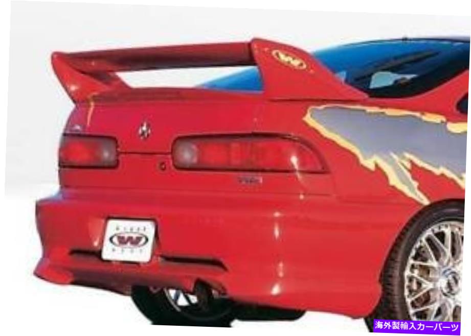 海外製 エアロパーツ 1998年から2001年のAcura Integra 2DR 890227のWタイプリアリップ W-TYPE REAR LIP FOR 1998-2001 Acura Integra 2dr 890227【並行輸入品】