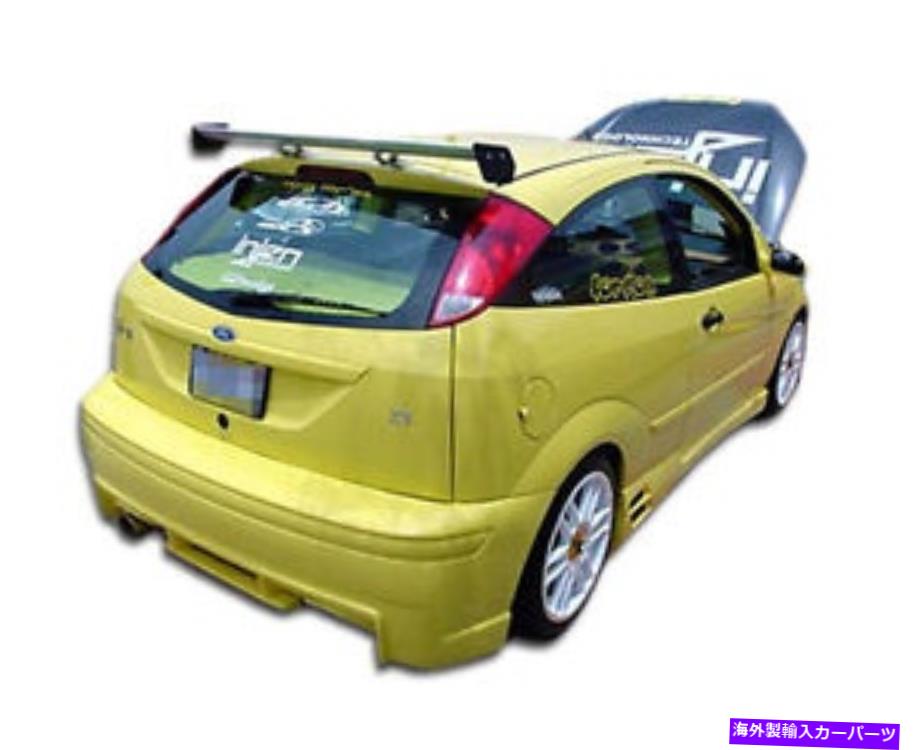 海外製 エアロパーツ 00-07 Ford Focus ZX3 EVOリアバンパー100052の場合 FOR 00-07 Ford Focus ZX3 Evo Rear Bumper 100052【並行輸入品】