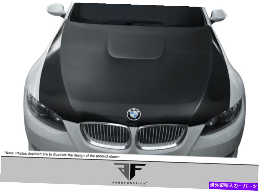海外製 エアロパーツ 07-10 BMW 3シリーズE92 E93コンバーチブル2DR AF-2フードCFP 107899 FOR 07-10 BMW 3 Series E92 E93 Convertible 2DR AF-2 Hood CFP 107899【並行輸入品】｜Us Custom Parts Shop USDM