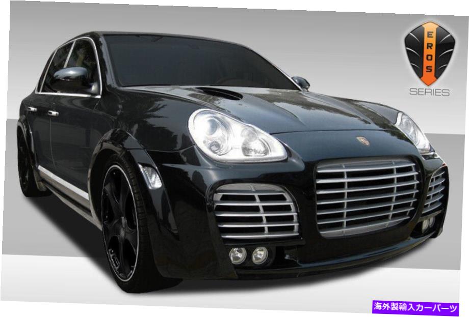 海外製 エアロパーツ 03-06ポルシェカイエンエロスバージョン1ボディキット13PC 108307 FOR 03-06 Porsche Cayenne Eros Version 1 Body Kit 13pc 108307【並行輸入品】