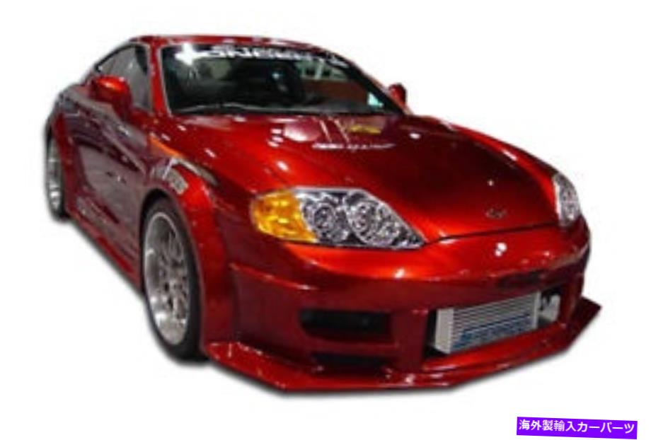 海外製 エアロパーツ 03-06のヒュンダイティブロン毒フレアフロントバンパー100454 FOR 03-06 Hyundai Tiburon Poison Flared Front Bumper 100454【並行輸入品】