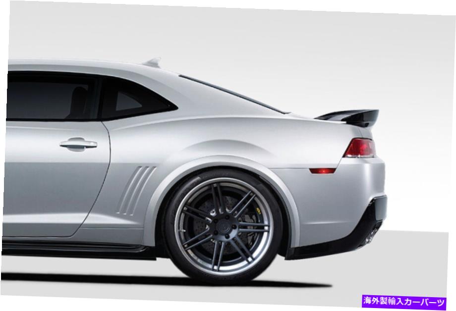 海外製 エアロパーツ 10-15のシボレーカマロZ28ルックリアフェンダーフレア2pc 109810 FOR 10-15 Chevrolet Camaro Z28 Look Rear Fender Flares 2pc 109810【並行輸入品】|Us Custom Parts Shop USDM