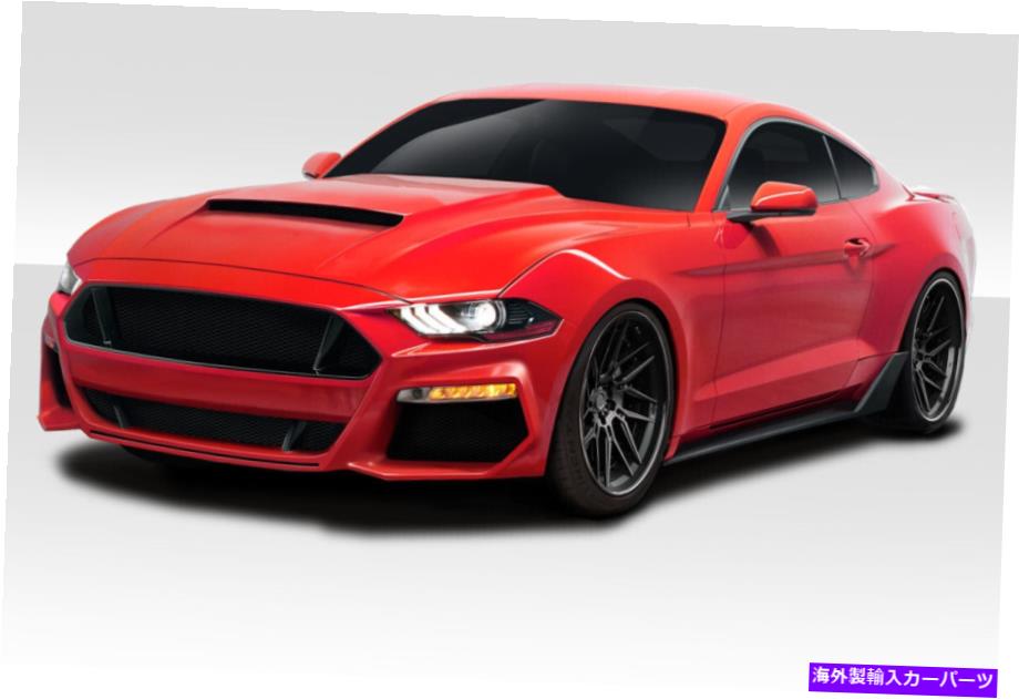 海外製 エアロパーツ 18-19フォードマスタンググリッドボディキット4 PC 115122 FOR 18-19 Ford Mustang Grid Body Kit 4 PC 115122【並行輸入品】