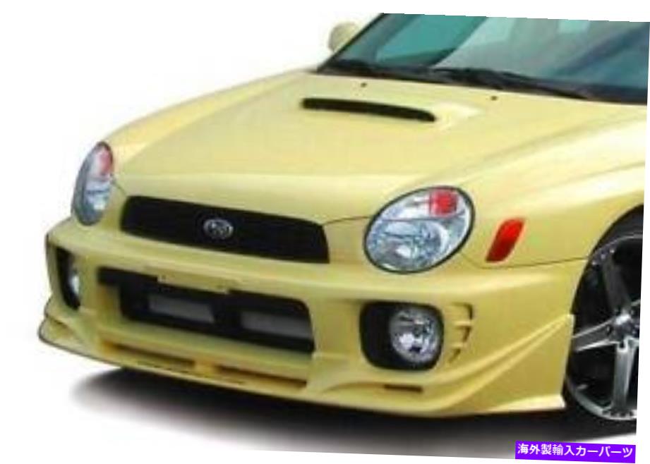海外製 エアロパーツ 2002年から2003年のスバルWRX 4DR 890698のWタイプのフロントリップ W-TYPE FRONT LIP FOR 2002-2003 Subaru WRX 4dr 890698【並行輸入品】｜Us Custom Parts Shop USDM