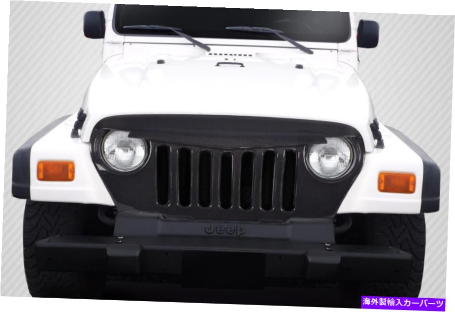 海外製 エアロパーツ 97-06のジープラングラーカーボンファイバープレデターグリル115253 FOR 97-06 Jeep Wrangler Carbon Fiber Predator Grille 115253【並行輸入品】｜Us Custom Parts Shop USDM 241,164円