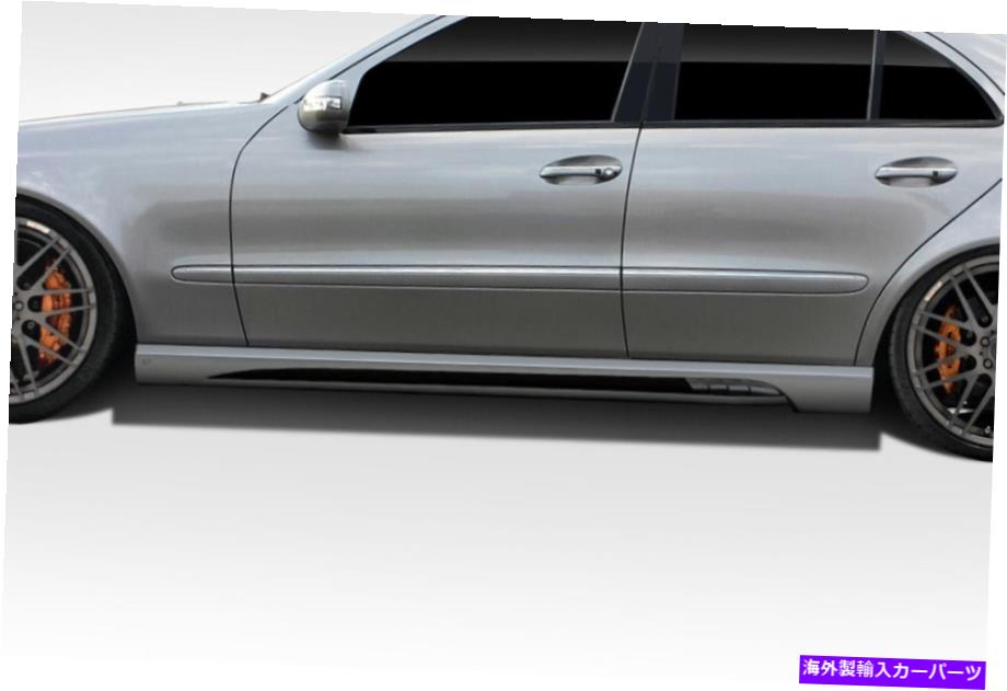 海外製 エアロパーツ 03-09メルセデスEクラスW211 4DR W-1サイドスカートロッカーパネル2 PC 112235 FOR 03-09 Mercedes E Class W211 4DR W-1 Side Skirt Rocker Panels 2 pc 112235【並行輸入品】|Us Custom Parts Shop USDM
