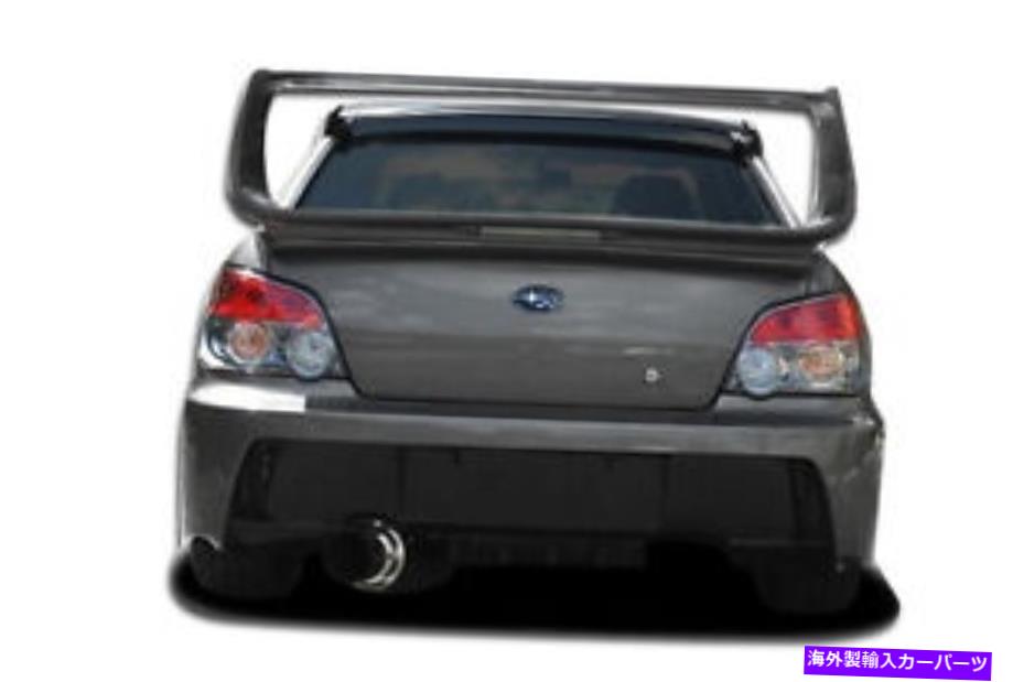 海外製 エアロパーツ 04-07 Subaru Impreza WRX sti z-Speed Rear Bumper 104168 FOR 04-07 SUBARU Impreza WRX STI Z-Speed Rear Bumper 104168【並行輸入品】