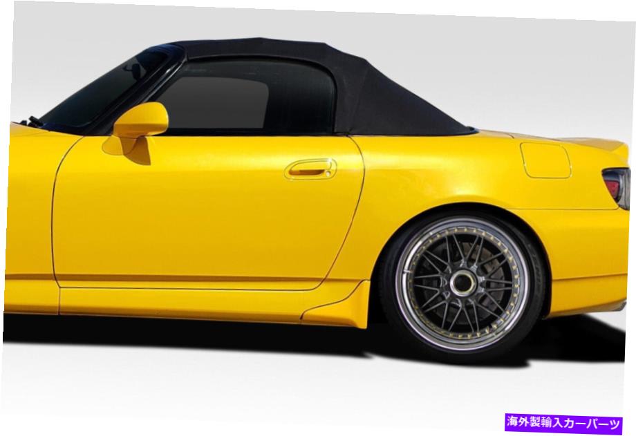 海外製 エアロパーツ 00-09ホンダS2000 OEMルックサイドスカートADDS 2 PC 116488 FOR 00-09 Honda S2000 OEM Look Side Skirt Add Ons 2 PC 116488【並行輸入品】
