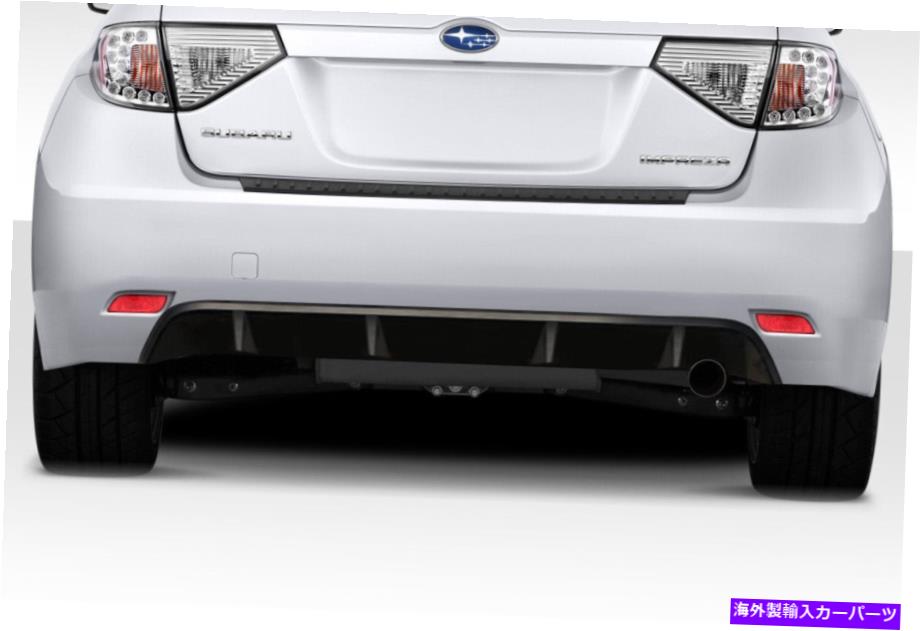 海外製 エアロパーツ 08-10のSubaru Impreza WRX HBバックストップリアディフューザー114396 FOR 08-10 Subaru Impreza WRX HB Backstop Rear Diffuser 114396【並行輸入品】｜Us Custom Parts Shop USDM