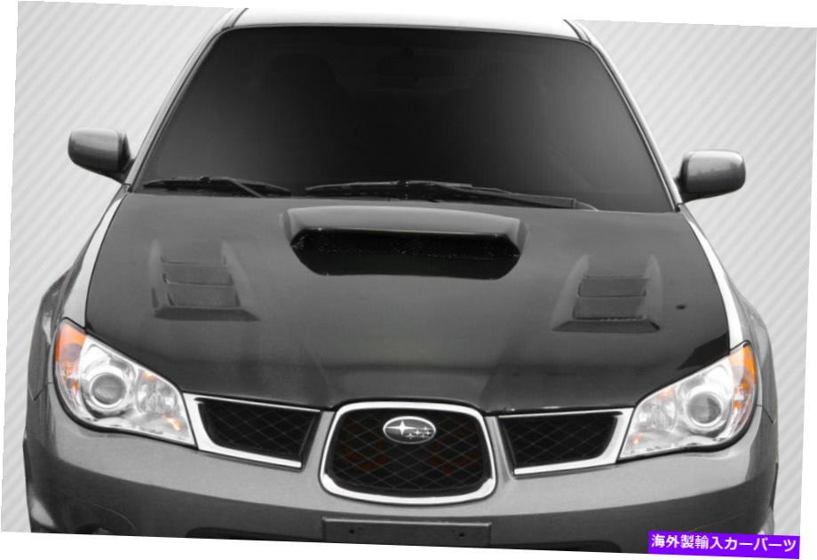 海外製 エアロパーツ 06-07 Subaru Impreza WRX STIカーボンファイバードリテックC-1フード114023 FOR 06-07 Subaru Impreza WRX STI Carbon Fiber DriTech C-1 Hood 114023【並行輸入品】|Us Custom Parts Shop USDM