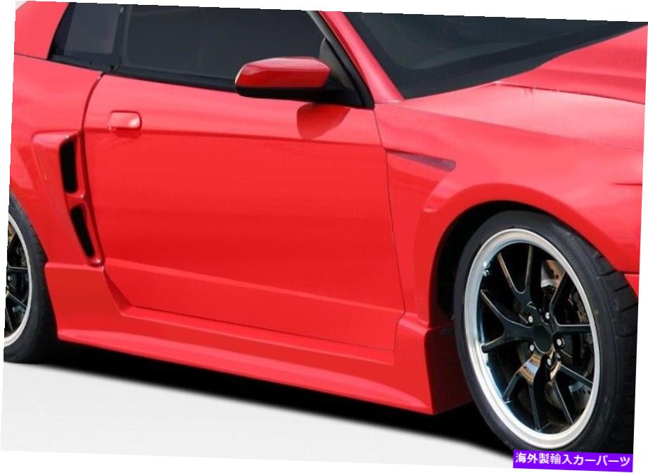 海外製 エアロパーツ 99-04フォードマスタングCBR500ワイドボディサイドスカート2PC 107581 FOR 99-04 Ford Mustang CBR500 Wide Body Side Skirts 2PC 107581【並行輸入品】