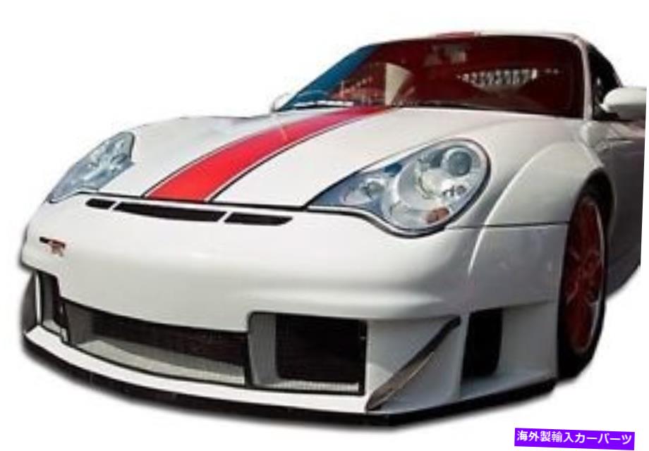 海外製 エアロパーツ 02-04ポルシェ996 C2 C4 GT3 RSRワイドボディフロントバンパー105406 FOR 02-04 Porsche 996 C2 C4 GT3 RSR WideBody Front Bumper 105406【並行輸入品】｜Us Custom Parts Shop USDM