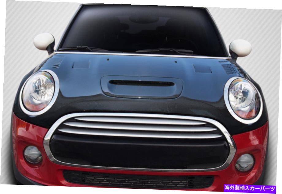 海外製 エアロパーツ 14-15ミニクーパーカーボンファイバードリテックレーサーフード112918 FOR 14-15 Mini Cooper Carbon Fiber DriTech Racer Hood 112918【並行輸入品】｜Us Custom Parts Shop USDM