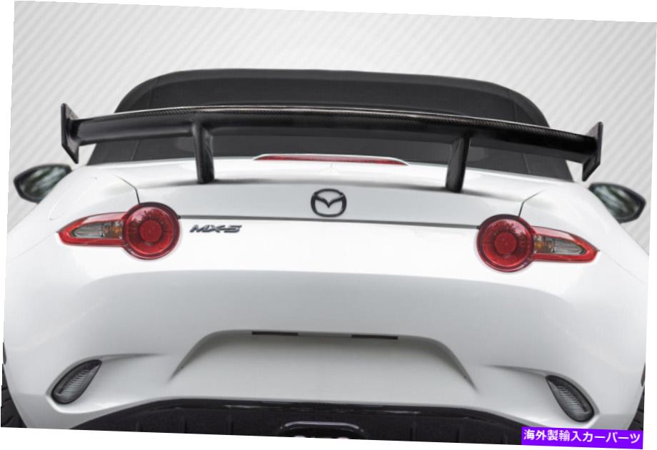 海外製 エアロパーツ 16-20マツダmiataカーボンファイバーcm gtリアウィングスポイラー116456 FOR 16-20 Mazda Miata Carbon Fiber CM GT Rear Wing Spoiler 116456【並行輸入品】