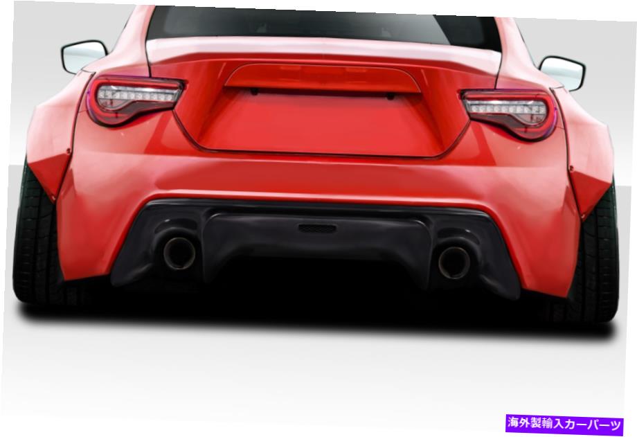 海外製 エアロパーツ 13-20 SCION FR-Sトヨタ86スバルBRZ GT500 V3リアディフューザー114985 FOR 13-20 Scion FR-S Toyota 86 Subaru BRZ GT500 V3 Rear Diffuser 114985【並行輸入品】 219,340円