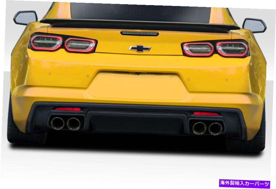 海外製 エアロパーツ 16-21シボレーカマロGMXリアディフューザー（クアッドエキゾースト）116036 FOR 16-21 Chevrolet Camaro GMX Rear Diffuser (Quad exhaust) 116036【並行輸入品】