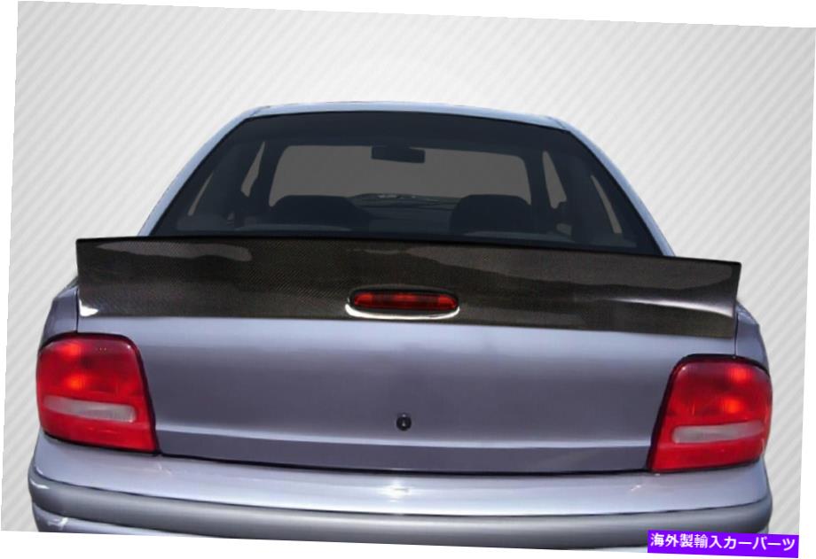 海外製 エアロパーツ 95-99ダッジネオンカーボンファイバーRBSウィングスポイラー115527 FOR 95-99 Dodge Neon Carbon Fiber RBS Wing Spoiler 115527【並行輸入品】
