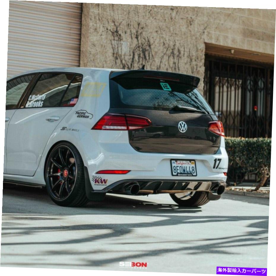 海外製 エアロパーツ 18フォルクスワーゲンGTI RL18VWG7-MBのためのMBカーボンファイバーリアリップ MB Carbon Fiber REAR LIP FOR 18 VOLKSWAGEN GTI RL18VWG7-MB【並行輸入品】｜Us Custom Parts Shop USDM