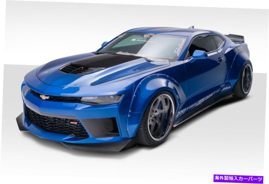 海外製 エアロパーツ 16-18のシボレーカマログリッドサイドスプリッター6PC 113023 FOR 16-18 Chevy Camaro Grid Side Splitters 6pc 113023【並行輸入品】