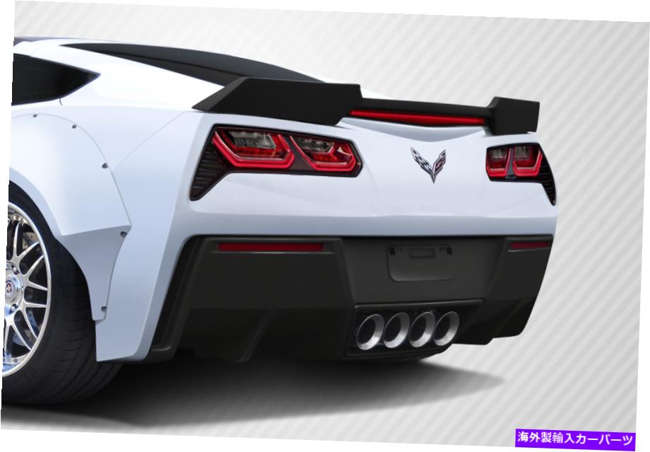 海外製 エアロパーツ 14-17シボレーコルベットC7カーボンファイバーGTコンセプトリアディフューザー113160 FOR 14-17 Chevrolet Corvette C7 carbon fiber GT Concept Rear Diffuser 113160【並行輸入品】