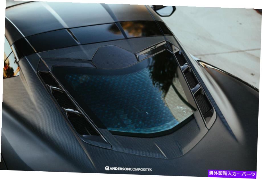 海外製 エアロパーツ 20-21シボレーC8(ペア)AC-DSV20CHC8のカーボンファイバーデッキリッドサイドベント Carbon fiber decklid side vents for 20-21 Chevrolet C8 (PAIR) AC-DSV20CHC8【並行輸入品】|Us Custom Parts Shop USDM