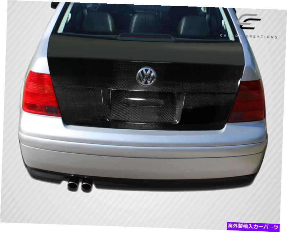 海外製 エアロパーツ 99-04フォルクスワーゲンジェッタカーボンファイバーOEMルックトランク107030 FOR 99-04 Volkswagen Jetta Carbon Fiber OEM Look Trunk 107030【並行輸入品】