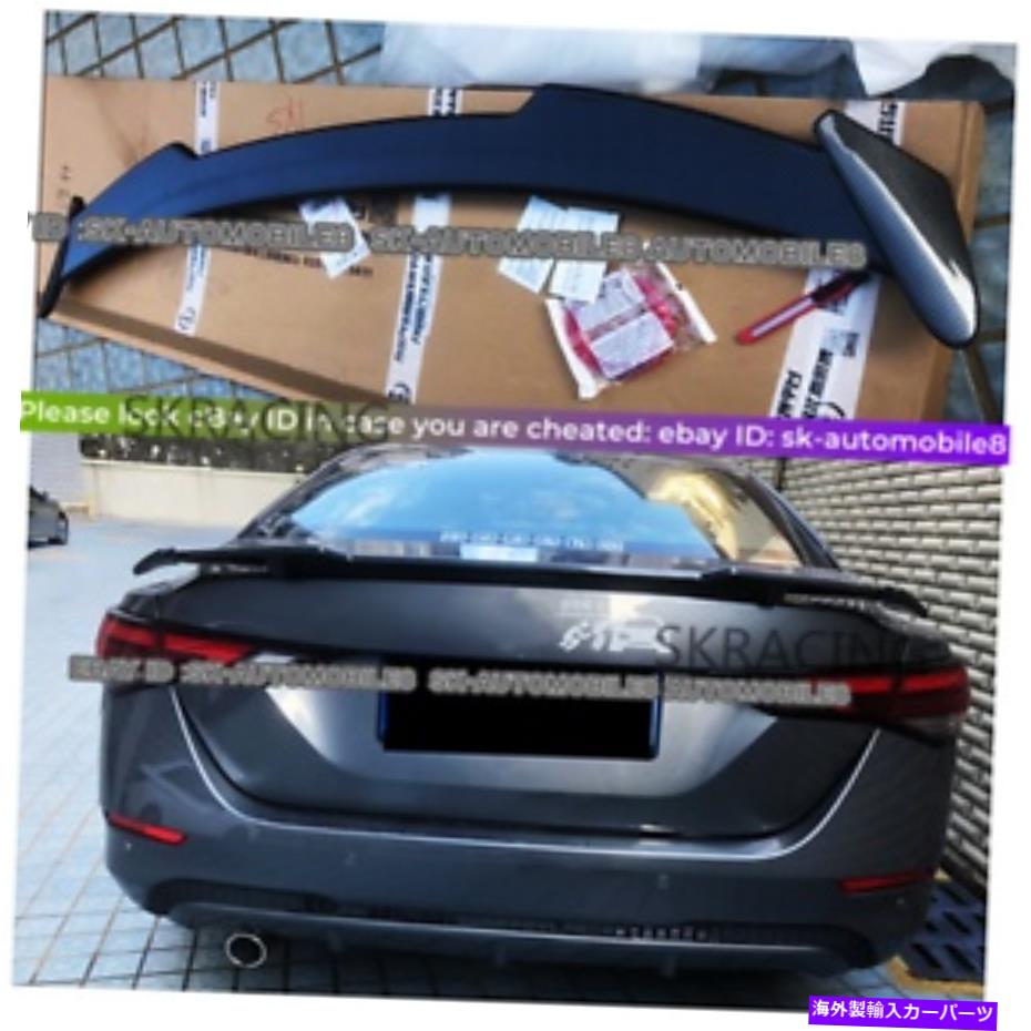 海外製 エアロパーツ 日産セントラ2020-2022カーボンファイバーABSスポーツリアトランクスポイラーウィングに適しています Fit For Nissan Sentra 2020-2022 Carbon Fiber ABS Sports Rear Trunk Spoiler Wing【並行輸入品】|Us Custom Parts Shop USDM