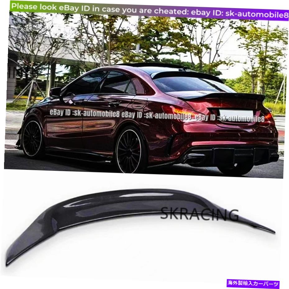 海外製 エアロパーツ ベンツW117 CLA25550 CLA45 13-19用のレアルカーボンリアトランクスポイラー蓋翼翼 Real Carbon Rear Trunk Spoiler Lid Wing For Benz W117 CLA200 CLA250 CLA45 13-19【並行輸入品】 170,665円