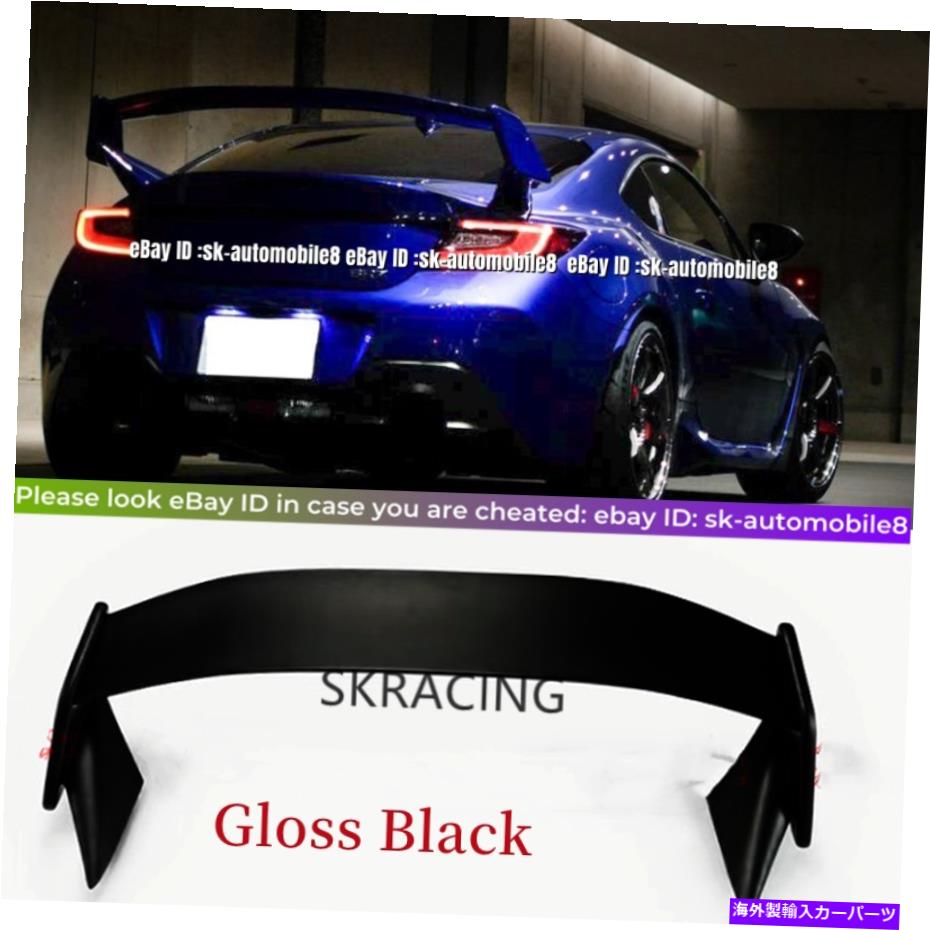 海外製 エアロパーツ スバルBRZトヨタGR86 2022 GT-スタイルグロスブラックリアトランクスポイラーウィング用 For Subaru BRZ Toyota GR86 2022 GT- Style Gloss Black Rear Trunk Spoiler Wing【並行輸入品】