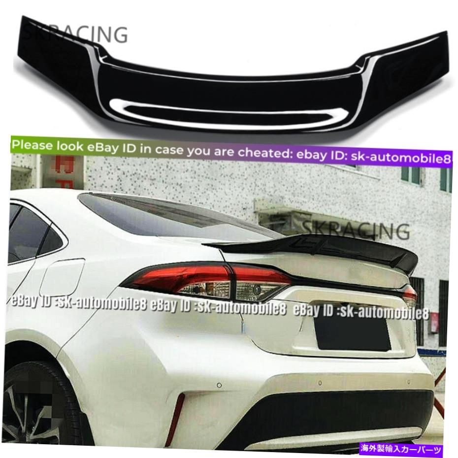 海外製 エアロパーツ グロスブラックリアトランクスポイラーブートリップウィングトヨタカローラ2009-2022 Gloss black Rear Trunk Spoiler Boot Lip Wing Fits FOR TOYOTA corolla 2009-2022【並行輸入品】