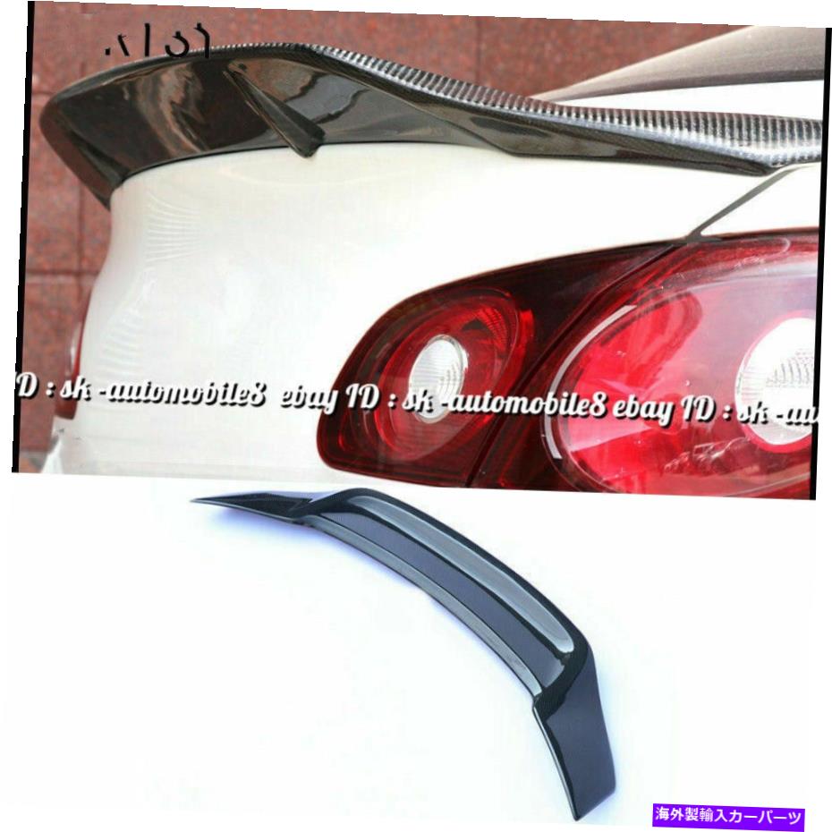 海外製 エアロパーツ 2008-2018 VWフォルクスワーゲンCCタイプRのカーボンファイバーカラーリアトランクスポイラーリップR Carbon Fiber Color Rear Trunk Spoiler Lip For 2008-2018 VW Volkswagen CC Type R【並行輸入品】