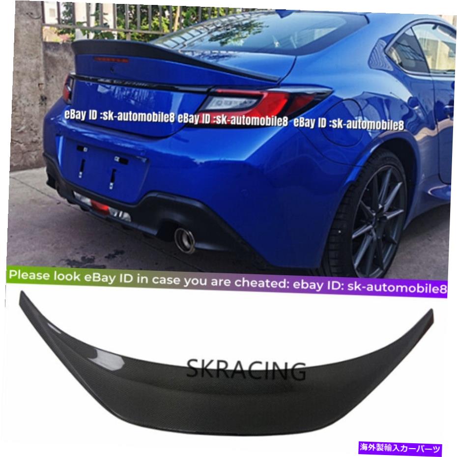 海外製 エアロパーツ スバルBRZトヨタGR86 2022のための新しいカーボンファイバーリアトランクスポイラーウィングリップ2022 New Carbon Fiber Rear Trunk Spoiler Wing Lip For Subaru BRZ Toyota GR86 2022【並行輸入品】｜Us Custom Parts Shop USDM