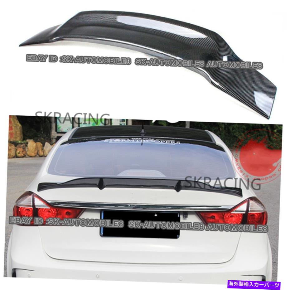 海外製 エアロパーツ Kia Forte K3 2016 2017 2018カーボンファイバーリアトランクリップスポイラーウィングRスタイル For Kia Forte K3 2016 2017 2018 Carbon Fiber Rear Trunk Lip Spoiler Wing R Style【並行輸入品】 171,490円