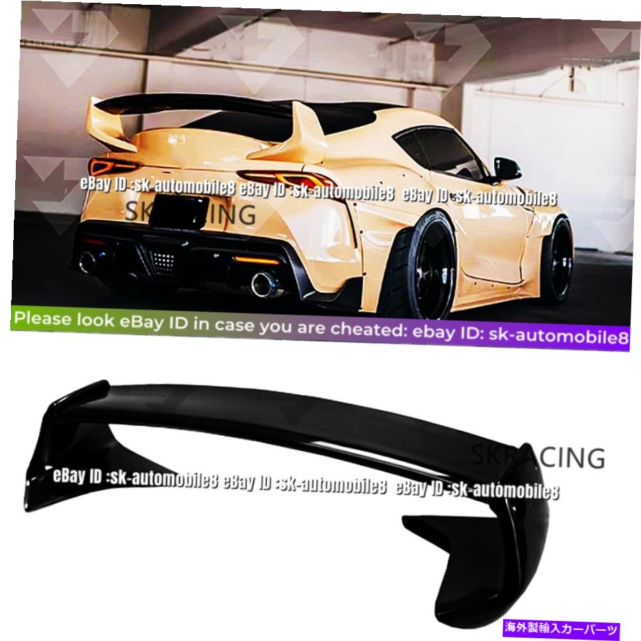海外製 エアロパーツ トヨタスープラA90 A91 MK5グロスブラック新しいSRYLEリアトランクスポイラーウィング Fits Toyota Supra A90 A91 MK5 Gloss black NEW Sryle Rear Trunk Spoiler Wing【並行輸入品】