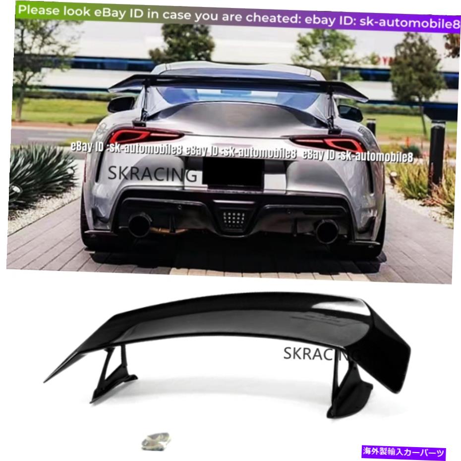 海外製 エアロパーツ GTスタイルグロスブラックリアスポイラーウィングフィット2020+トヨタSupra GR A90 A91 MK5 GT Style Gloss black Rear Spoiler Wing Fits 2020+ Toyota Supra GR A90 A91 MK5【並行輸入品】