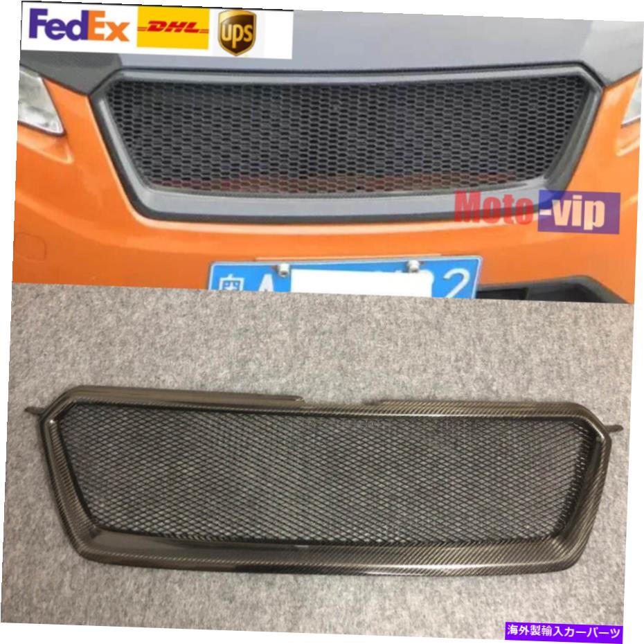 海外製 エアロパーツ カーボンファイバーSTIスポーツメッシュフロントグリルフードグリルスバルXV 2011-2016 Carbon Fiber STI Sport Mesh Front Grille Hood Grill for Subaru XV 2011-2016【並行輸入品】|Us Custom Parts Shop USDM